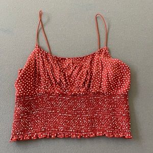 red and white pacsun tank top